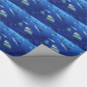 Papierhaie umhüllen geschenkpapier (Ecke)