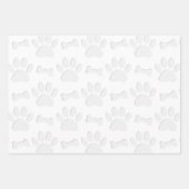 Papierhälften und Knochen Geschenkpapier Set (Vorderseite 3)