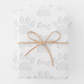 Papierhälften und Knochen Geschenkpapier Set (Beispiel)