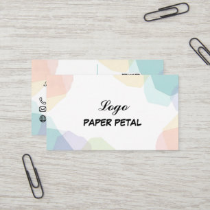 Papierhandkarte Visitenkarte
