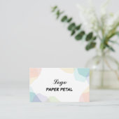 Papierhandkarte Visitenkarte (Stehend Vorderseite)