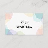 Papierhandkarte Visitenkarte (Vorderseite)