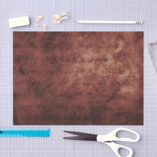 Papierhandschrift aus grauem Pergament Seidenpapier (Handwerk)