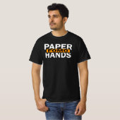 Papierhandschuhe FOMO Trading Funny Crypto Stockma T-Shirt (Vorne ganz)