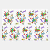 Papierhandschuhe ist Cool Geschenkpapier Set (Vorderseite)