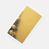 Papierhandtuch "Sapin auf Goldgrund" Serviette (Ecke)