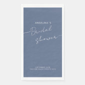 Papierhandtücher Brautdusche. Serviette (Vorderseite)