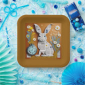 Papierhase Papierplatte Pappteller (Party)
