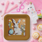 Papierhase Papierplatte Pappteller (Party)