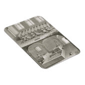 Papierherstellung aus der "Enzyklopädie des Scienc Magnet (Rechte Seite)