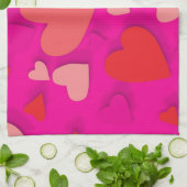 Papierherz 2 geschirrtuch (Gefaltet)