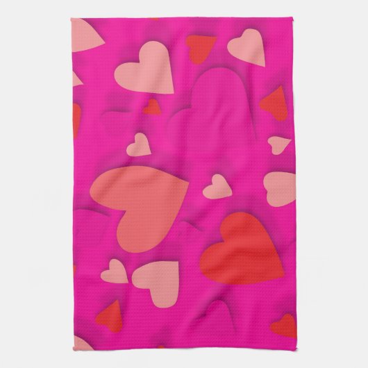 Papierherz 2 geschirrtuch (Vertikal)