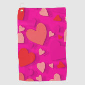 Papierherz 2 golfhandtuch (Vorderseite)