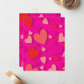 Papierherz 2 mitteilungskarte (Vorderseite/Rückseite Beispiel)