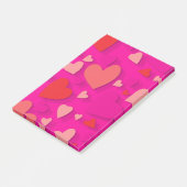 Papierherz 2 post-it klebezettel (angewinkelt)