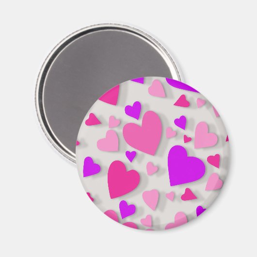 Papierherz 3 magnet (Vorderseite/Rückseite)