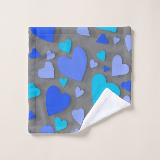 Papierherz 4 badhandtuch set (Waschlappen)