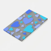 Papierherz 4 post-it klebezettel (angewinkelt)