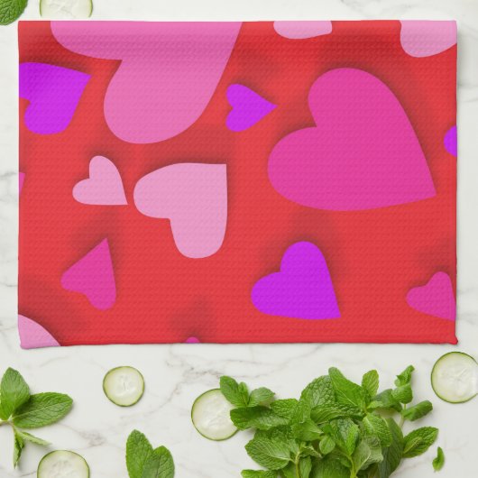 Papierherz 5 geschirrtuch (Gefaltet)