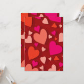 Papierherz 6 karte (Vorderseite/Rückseite Beispiel)