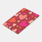 Papierherz 6 post-it klebezettel (angewinkelt)