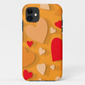 Papierherz 7 Case-Mate iPhone hülle (Rückseite)