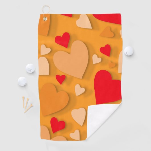 Papierherz 7 golfhandtuch (Insitu)