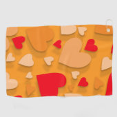 Papierherz 7 golfhandtuch (Horizontal)