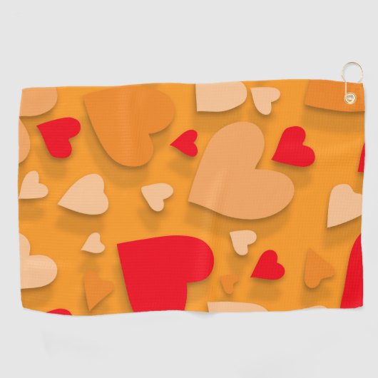 Papierherz 7 golfhandtuch (Horizontal)