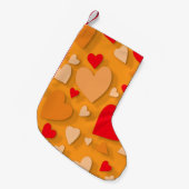 Papierherz 7 kleiner weihnachtsstrumpf (Vorderansicht (hängend))