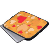 Papierherz 7 laptopschutzhülle (Vorne Knopf)