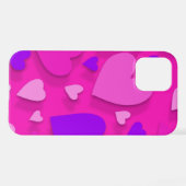 Papierherz 8 iPhone hülle (Rückseite (Horizontal))