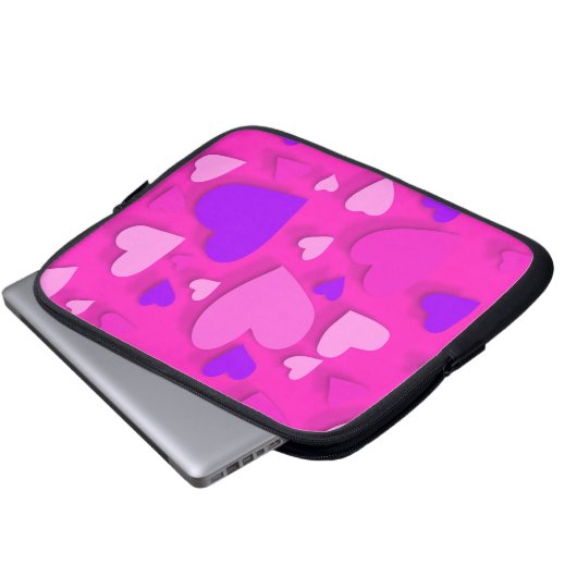 Papierherz 8 laptopschutzhülle (Vorne Knopf)