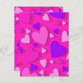 Papierherz 8 postkarte (Vorne/Hinten)