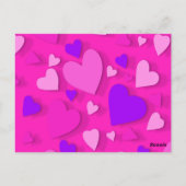 Papierherz 8 postkarte (Rückseite)