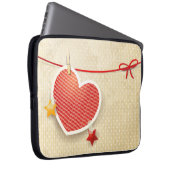 Papierherz Laptopschutzhülle (Vorne Rechts)