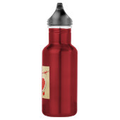 Papierherz Trinkflasche (Rechts)