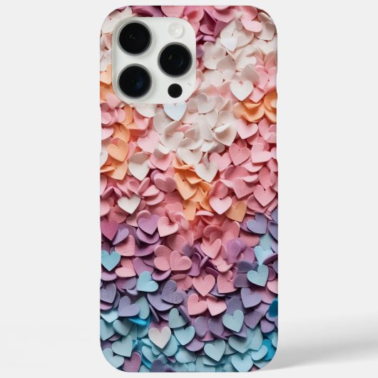 Papierherzen Case-Mate iPhone Hülle (Rückseite)