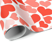 Papierherzen Geschenkpapier (Rolleneckpunkt)