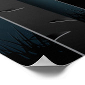 Papierhexen im Wald Poster (Ecke)