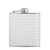 Papierhintergrund des gestreiften Musters Flachmann (Vorderseite)