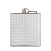 Papierhintergrund des gestreiften Musters Flachmann (Rückseite)