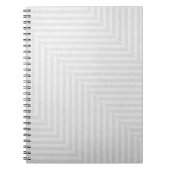 Papierhintergrund des gestreiften Musters Notizblock (Vorderseite)