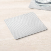Papierhintergrund des gestreiften Musters Rechteckiger Pappuntersetzer (angewinkelt)