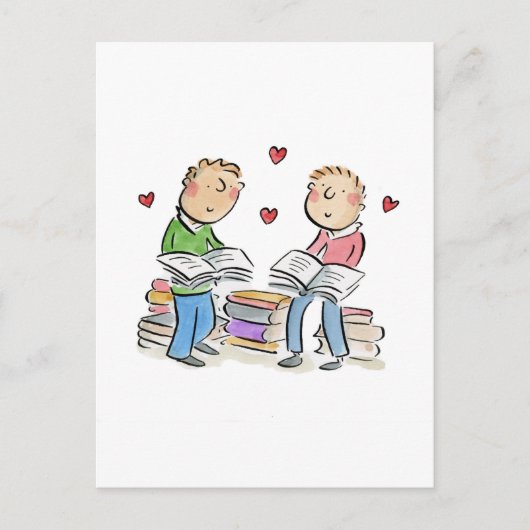 Papierhochzeit Postkarte (Vorderseite)