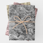 Papierhüllen: Baumrinde-Sammlung Geschenkpapier Set (Beispiel)