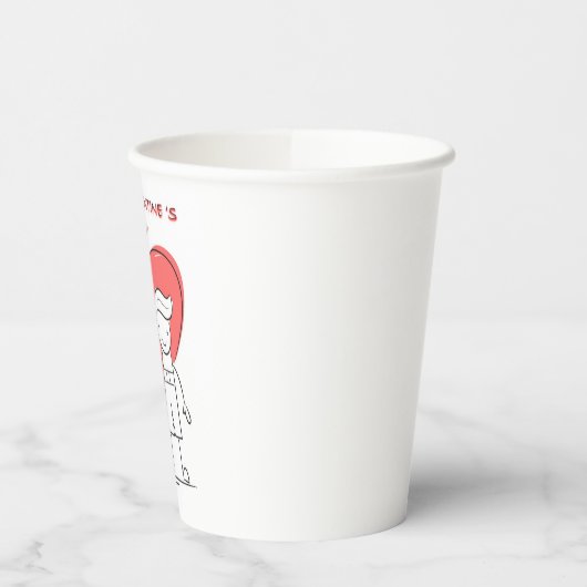 Papierhüllen Größe: 8oz Paper Cup, Lid: Fügen Sie  Pappbecher (Links)