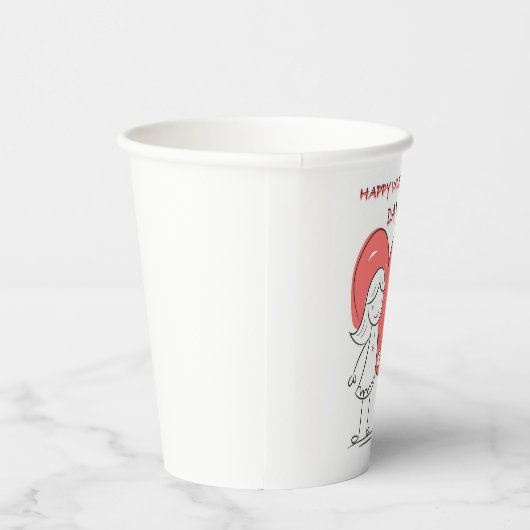 Papierhüllen Größe: 8oz Paper Cup, Lid: Fügen Sie  Pappbecher (Rechts)