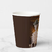 Papierhüllen, "Indy Bones Halloween Skelett" Pappbecher (Rechts)