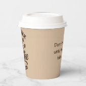 Papierkaffeetasse Pappbecher (Links)